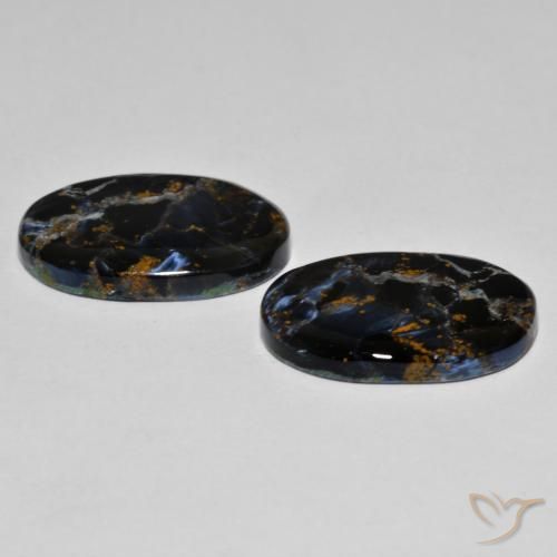 Pedras preciosas de Pietersite Multicolorido natural de 16.59 ct, oval, Opaco
