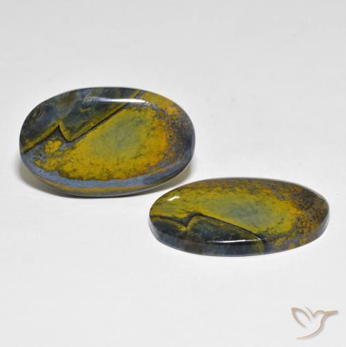 Pedras preciosas de Pietersite Multicolorido natural de 24.26 ct, oval, Opaco