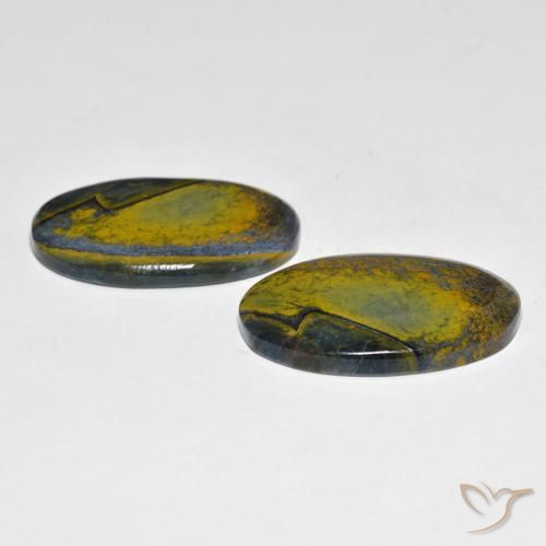 Pedras preciosas de Pietersite Multicolorido natural de 24.26 ct, oval, Opaco