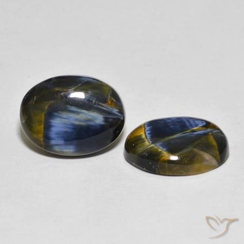 Pedras preciosas de Pietersite Multicolorido natural de 10.15 ct, oval, Opaco