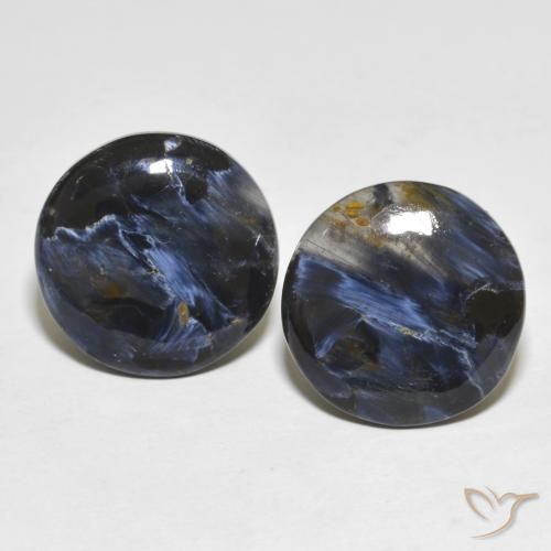 14.57ctw Natural Multicolorido Pietersite, Redondo, Opaco