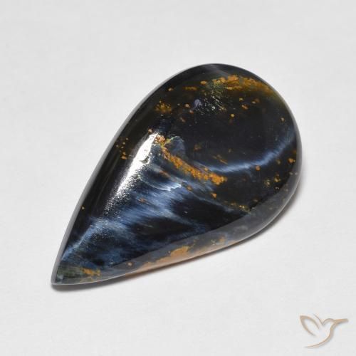 Pietersite Multicolorido Natural 5.93ct, Formato de pêra, Opaco
