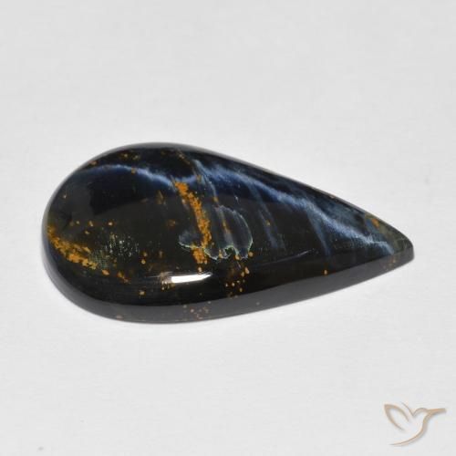 Pietersite Multicolorido Natural 5.93ct, Formato de pêra, Opaco