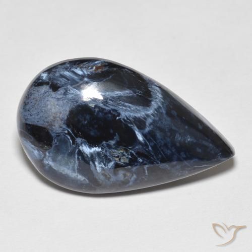 Pietersite Multicolorido Natural 8.28ct, Formato de pêra, Opaco