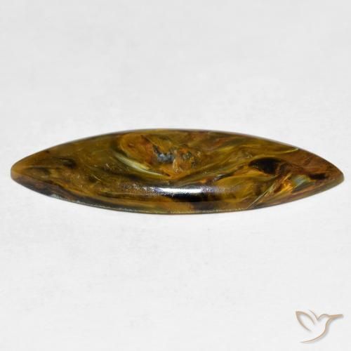 Pietersite Multicolorido Natural 6.06ct, Marquesa, Opaco