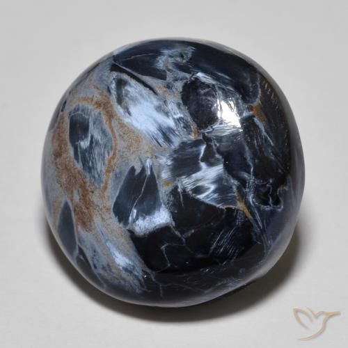 Pietersite Multicolorido Natural 16.82ct, Redondo, Opaco