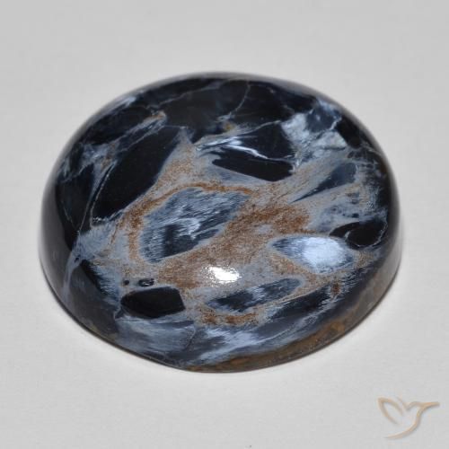 Pietersite Multicolorido Natural 16.82ct, Redondo, Opaco