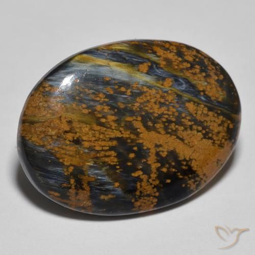 11.82ct Natural Multicolorido Pietersite, oval, Opaco
