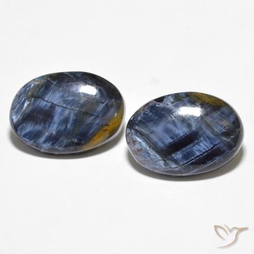 7.99ctw Natural Multicolorido Pietersite, oval, Opaco