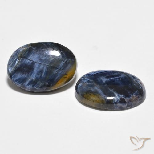 Pedras preciosas de Pietersite Multicolorido natural de 7.99 ct, oval, Opaco