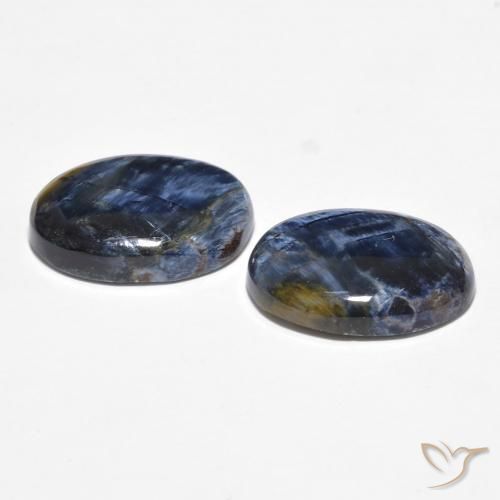 Pedras preciosas de Pietersite Multicolorido natural de 7.99 ct, oval, Opaco