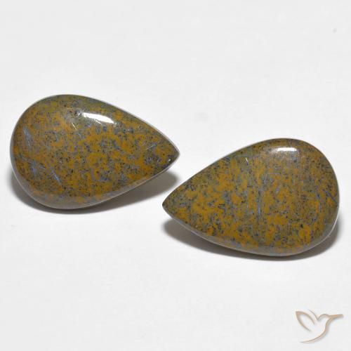 7.59ctw Natural Multicolorido Pietersite, Formato de pêra, Opaco