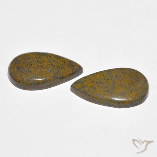 Pedras preciosas de Pietersite Multicolorido natural de 7.59 ct, Formato de pêra, Opaco