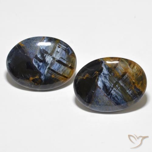 26,08 ct Pietersite Oval, 23,2 x 17,3 mm Da China, Photo A