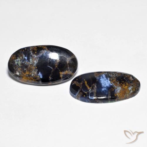 Pedras preciosas de Pietersite Multicolorido natural de 12.19 ct, oval, Opaco