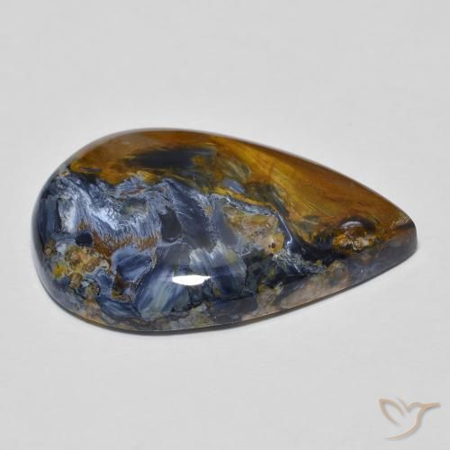Pietersite Multicolorido Natural 12.01ct, Formato de pêra, Opaco