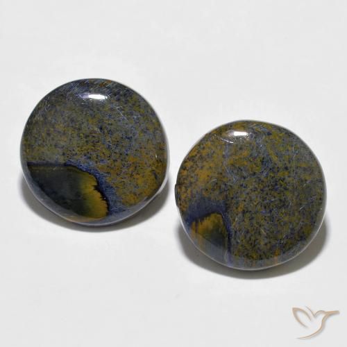 6.89ctw Natural Multicolorido Pietersite, Redondo, Opaco