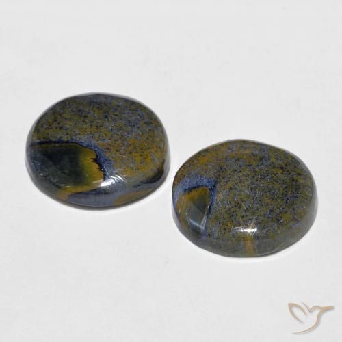 Pedras preciosas de Pietersite Multicolorido natural de 6.89 ct, Redondo, Opaco