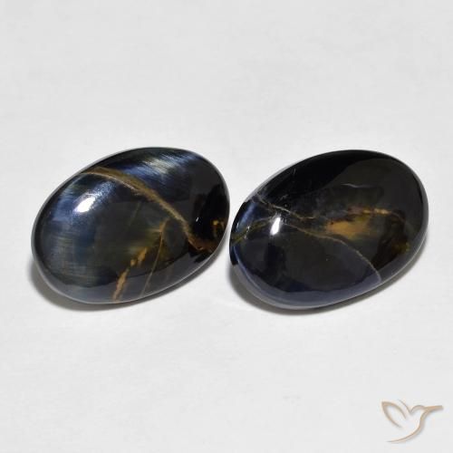 9.25ctw Natural Multicolorido Pietersite, oval, Opaco