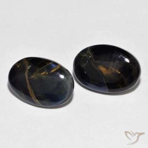 Pedras preciosas de Pietersite Multicolorido natural de 9.25 ct, oval, Opaco