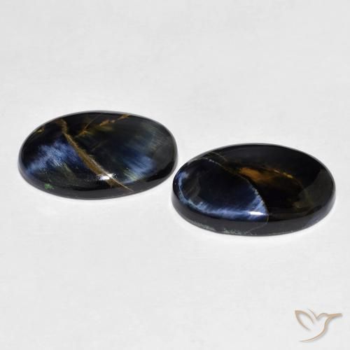Pedras preciosas de Pietersite Multicolorido natural de 9.25 ct, oval, Opaco