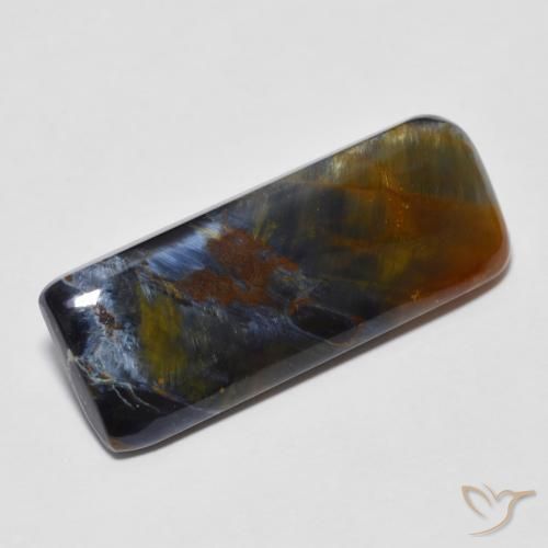 Pietersite Multicolorido Natural 7.76ct, Almofada, Opaco
