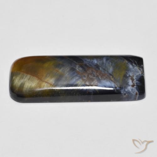 Pietersite Multicolorido Natural 7.76ct, Almofada, Opaco