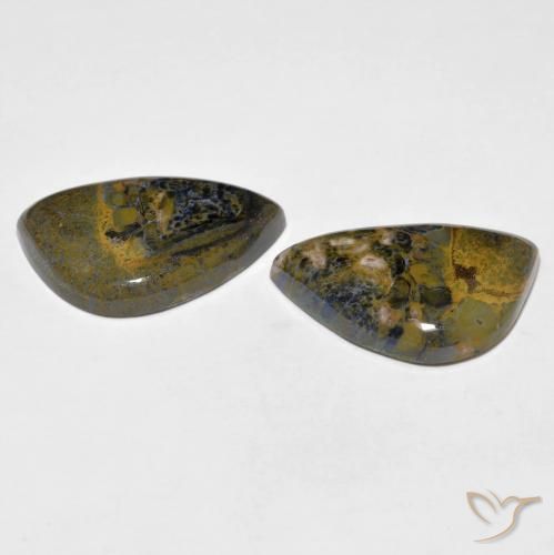 Pedras preciosas de Pietersite Multicolorido natural de 12.02 ct, Chique, Opaco