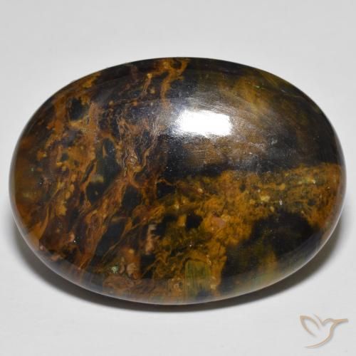 35.70ct Natural Multicolorido Pietersite, oval, Opaco