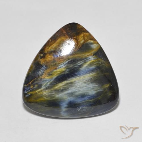 16.98ct Natural Multicolorido Pietersite, Trilhão, Opaco