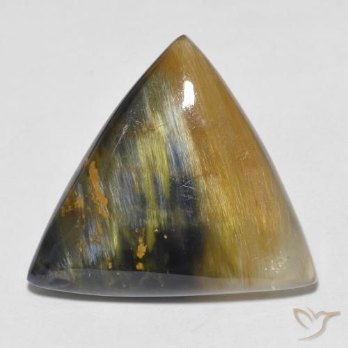 10.21ct Natural Multicolorido Pietersite, Trilhão, Opaco