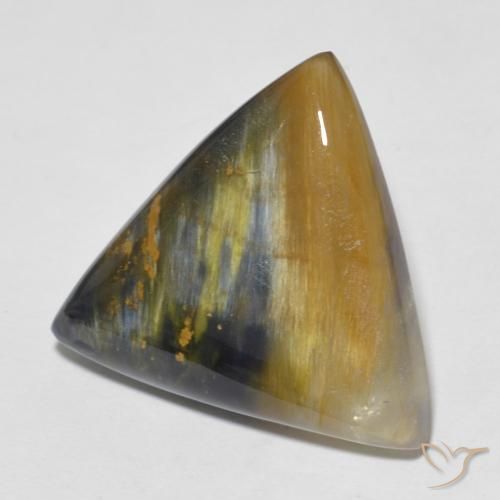 Pietersite Multicolorido Natural 10.21ct, Trilhão, Opaco
