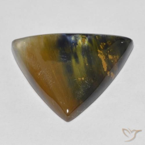 Pietersite Multicolorido Natural 10.21ct, Trilhão, Opaco