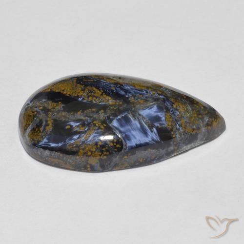 Pietersite Multicolorido Natural 10.55ct, Formato de pêra, Opaco