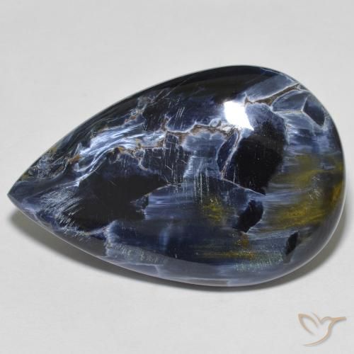 25.13ct Natural Multicolorido Pietersite, Formato de pêra, Opaco