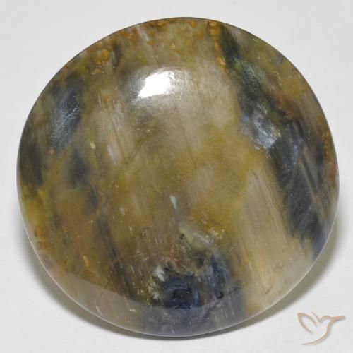 36.15ct Natural Multicolorido Pietersite, Redondo, Opaco