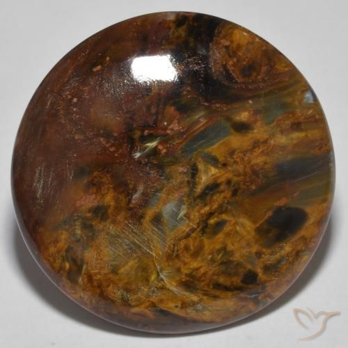 26.87ct Natural Multicolorido Pietersite, Redondo, Opaco