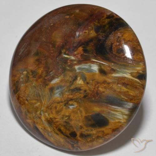 Pietersite Multicolorido Natural 26.87ct, Redondo, Opaco