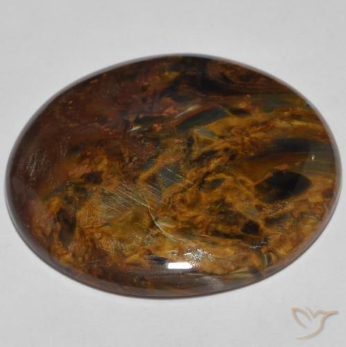 Pietersite Multicolorido Natural 26.87ct, Redondo, Opaco