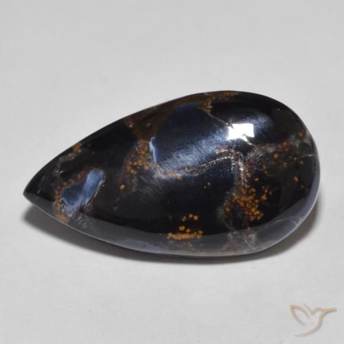 11.21ct Natural Multicolorido Pietersite, Formato de pêra, Opaco