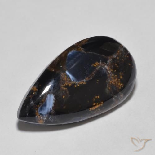 Pietersite Multicolorido Natural 11.21ct, Formato de pêra, Opaco