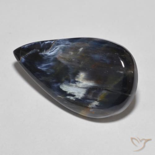 Pietersite Multicolorido Natural 8.95ct, Formato de pêra, Opaco