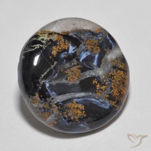 Pietersite Multicolorido Natural 11.67ct, Redondo, Opaco