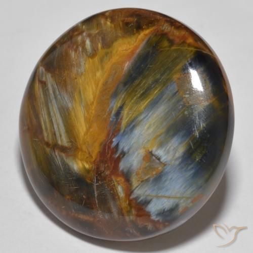 Pietersite Multicolorido Natural 27.55ct, Redondo, Opaco