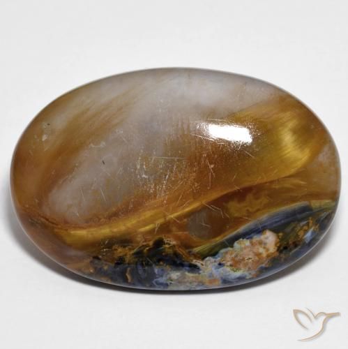 20.81ct Natural Multicolorido Pietersite, oval, Translúcido