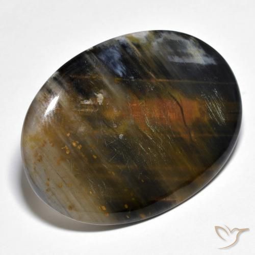 Pietersite Multicolorido Natural 34.77ct, oval, Translúcido