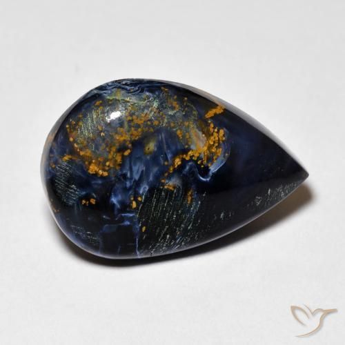 Pietersite Multicolorido Natural 6.58ct, Formato de pêra, Opaco