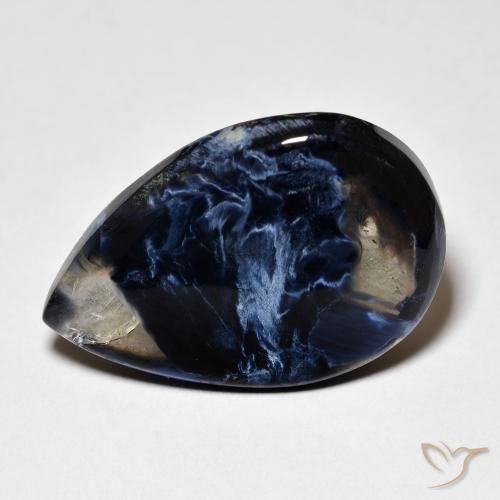 8.44ct Natural Multicolorido Pietersite, Formato de pêra, Transparente