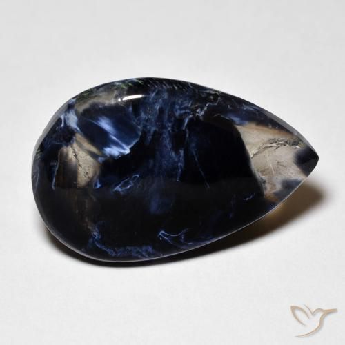 Pietersite Multicolorido Natural 8.44ct, Formato de pêra, Transparente