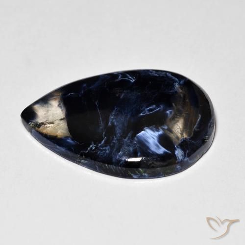 Pietersite Multicolorido Natural 8.44ct, Formato de pêra, Transparente